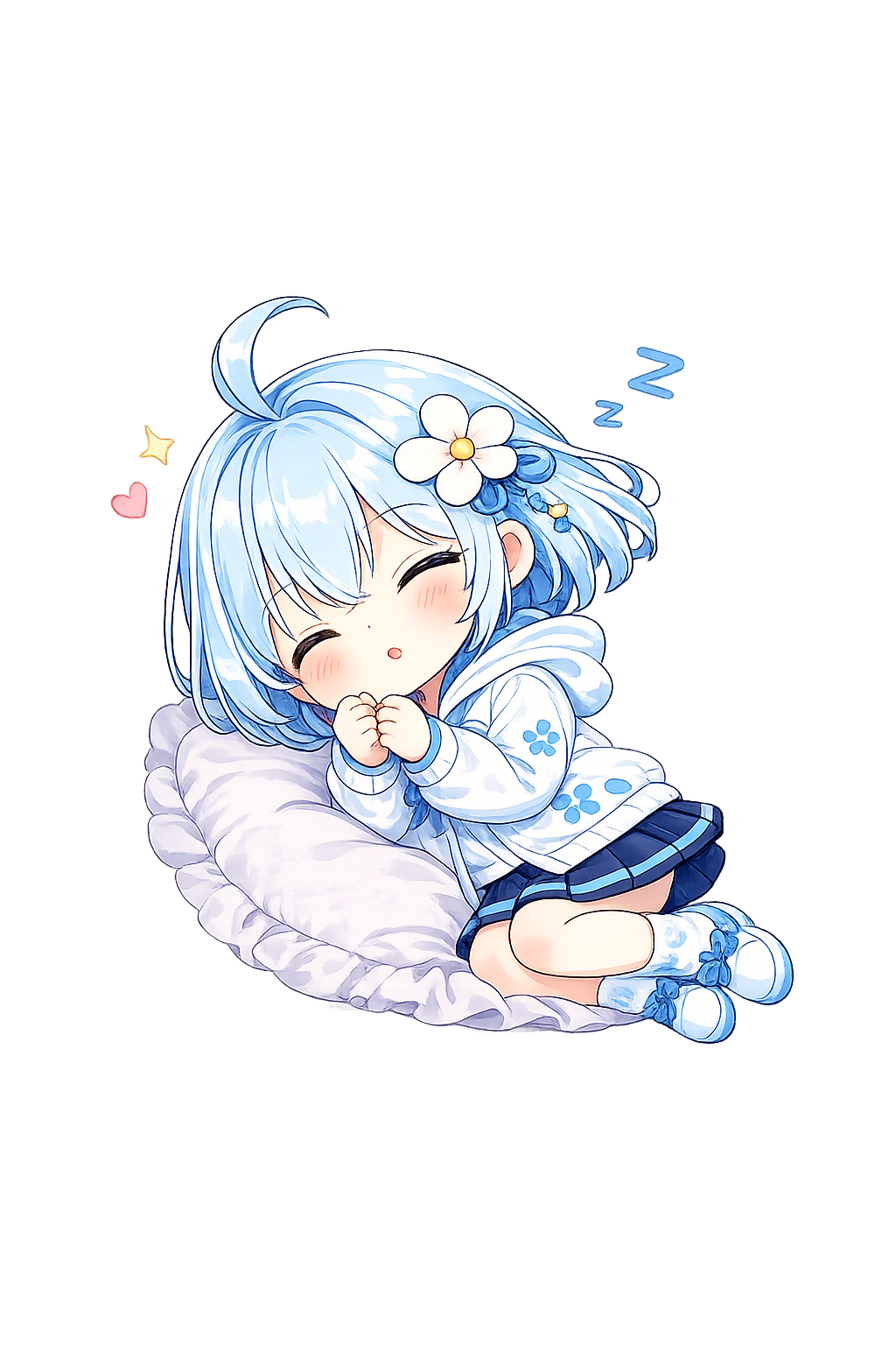 Chibi Pommi sleeping
